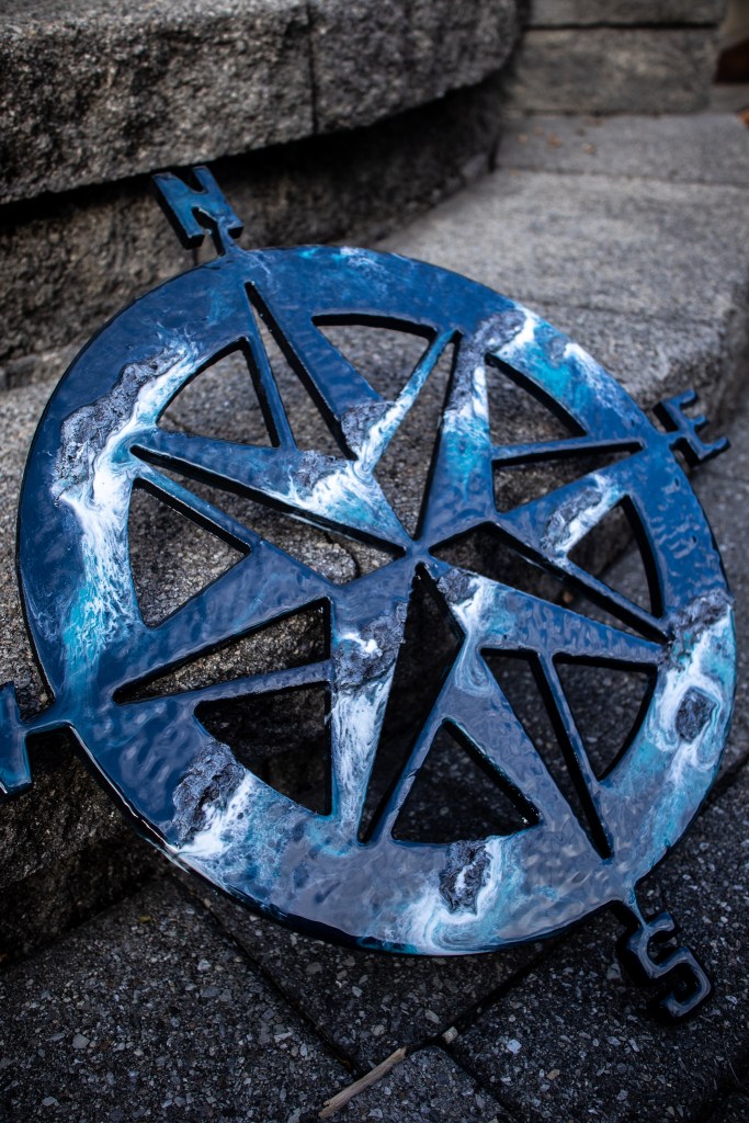 Resin Ocean Compass