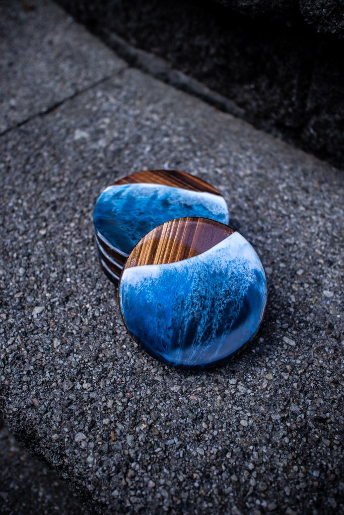 Resin Ocean Coasters